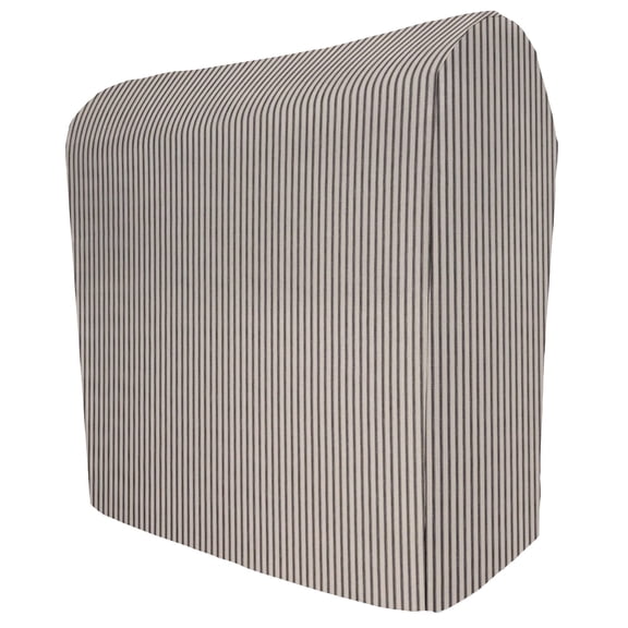 Ticking Stripe Cover Compatible with Ninja Slushi Professional Frozen Drink Maker by Penny's Needful Things (Regular) (Black)