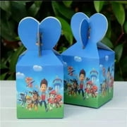 10pc paw patrol boxes party decoration for candy favors , treats table decoration , kids