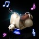 thumbnail image 3 of Patinete de juguete con luz y música, interactivo y giratorio. Lindo juguete para sentarse, ideal para decorar el escritorio o como adorno para coleccionistas. ¡Exhibe tu motocicleta!, 3 of 8