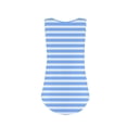 thumbnail image 5 of JGGSPWM Women Summer Casual Striped Sleeveless V Neck Loose Fit Color Block Tank Tops Light Blue L, 5 of 5