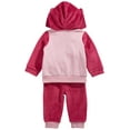 thumbnail image 2 of Ensemble Chandail à Capuchon et Pantalon Minky Imprimé Léopard pour Bébé Filles 2 Pcs (Rose, 24M), 2 of 2