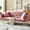 Pink 02, variant on Leumius Velvet Futon Sofa Bed,Adjustable Convertible Folding Sleeper Couch Bed for Livingroom,Small Spaces,Pink