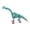 Light Blue, variant on Brachiosaurus Skeleton 3D Printed Small Articulated Dinosaur Fossil Figure Flexible Bone Structure for Desktop Decoration Gold