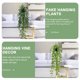 thumbnail image 3 of Raindrops 3Ud Plantas Colgantes Artificiales Con Maceta Decorativas Para Interiores Color Verde Natural, 3 of 6