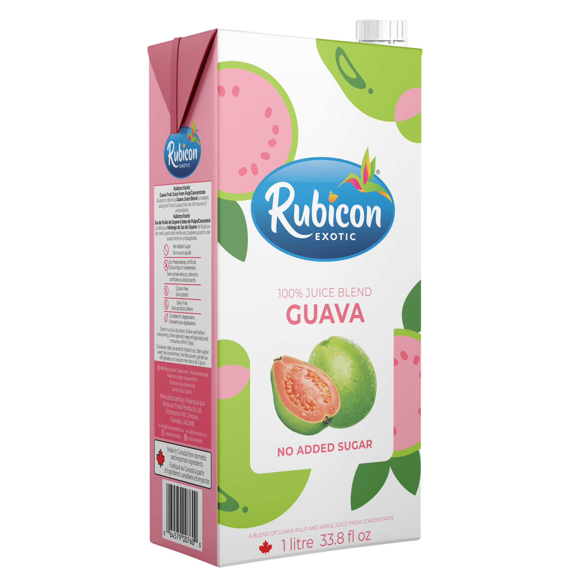 Mélange de jus Rubicon à 100 % goyave 1 l