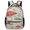 style-1, variant on Van with Flower Bouquet in Scenic Path Backpack Men Women Teenage Daypack College Canvas Bags Lightweight