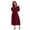 Wine, variant on Pajamas for Women Set Lightweight Long Flannel Plush Soft Bathrobe Loungewear Black S