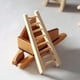 thumbnail image 2 of Mini escalera de madera para casa de muñecas, mini escalera de madera para casa de muñecas, mini escaleras, accesorios para jardín de hadas, muebles para casa de muñecas, escalera, 2 of 7