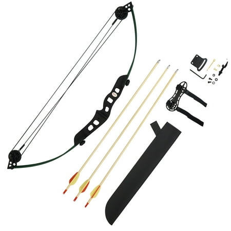 Scuba Choice Youth Compound Bow Arrows & Quiver Package Set (Best Junior Archery Set)