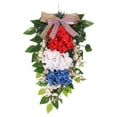 thumbnail image 2 of Real Embroidered Flower Independence Day Decoration Hanging Upside Down Tree Spring And Summer Flower Wreath Simulation Home Day Decoration, 2 of 9