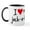 White/Black Inside, variant on CafePress - I LOVE MY Jack A Bee Mug - 11 oz Ceramic Mug - Novelty Coffee Tea Cup