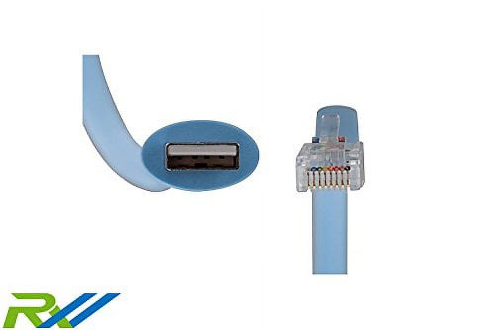 Cisco Compatible Console Cable, 6ft, CAB-CONSOLE-USB-RJ45 - image 3 of 4