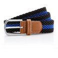 thumbnail image 1 of Asquith & Fox Mens Two Colour Stripe Braid Stretch Belt, 1 of 2