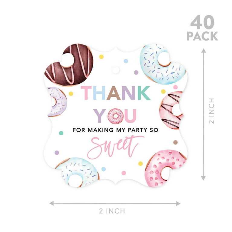 Kids Party Favor Classic Thank You Tags With String, 40-Pack Safari Animals  Birthday Gift Tags For Gift Bags, Favor Bags, Goody Bags Boys Girls Baby S  - Yahoo Shopping