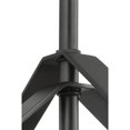 thumbnail image 4 of Vertex Collection One-Light Matte Black Clear Glass Contemporary Foyer Light, 4 of 16