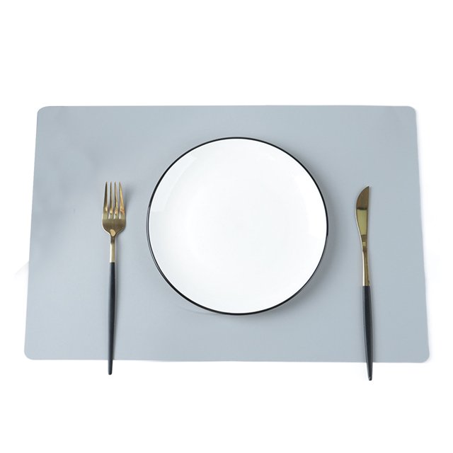 CSChome Set de Table en Faux Cuir Résistant à la Chaleur Antidérapant Réutilisable Design Rectangulaire pour Cuisine Maison