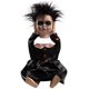 thumbnail image 4 of HollyHOME Halloween Decorations Creepy Animated Haunted Doll Prop with Moving Head Gift for Halloween Black, 4 of 5