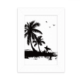 thumbnail image 1 of Beach Coconut Tree Illustration Pattern Desktop Photo Frame Picture Display Decoration Art Painting, 1 of 3