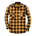 thumbnail image 2 of Plaid Shacket for Men Ghalytn Check Zip Shirt Jacket - Casual Outerwear with Pockets, 2 of 6