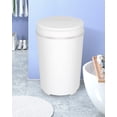 thumbnail image 6 of Muhub 7.7lbs Mini Portable Washing Machine,with Spiner Basket,Timer Control and Drain Hose,White, 6 of 9