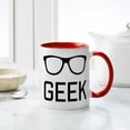 thumbnail image 4 of CafePress - Geek Glasses - 11 oz Ceramic Mug - Novelty Coffee Tea Cup, 4 of 4