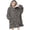 Football Dot Darkblue Pattern, variant on Football Dot Darkblue Pattern Teens Oversized Sherpa Wearable Blanket Hoodie, Hooded Blanket Sweatshirt with Large Pockets