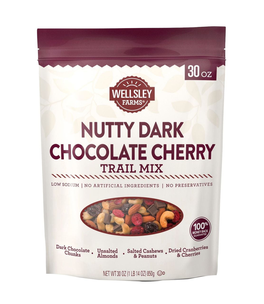 Product of Wellsley Farms Nutty Dark Chocolate Cherry Trail Mix, 30 oz