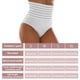 thumbnail image 5 of Ropa interior de mujer Panty de algodón de cintura alta Ropa interior de niña Ropa interior elástica y transpirable, Blanco, XL Vogacara AP001007-04, 5 of 7