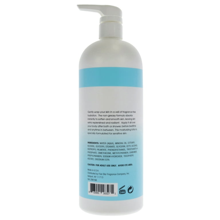 Jerome Moments Spa Lotion, Fragrance-Free, 34 oz Body Lotion for