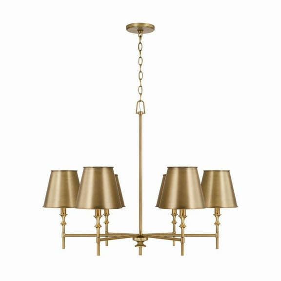 Capital Lighting - Whitney - 6 Light Chandelier In Mid-Century Modern Style-27