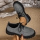 thumbnail image 3 of Xucatan Women's British Style Leather Loafers, Fashion Lace-Up Low Top Shoes with Mid Heel, Comfortable Casual & Dressy Oxfords for Women Gift, 3 of 7