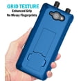 thumbnail image 4 of Case with Stand for Sonim XP5plus, Nakedcellphone [Grid Texture] Slim Hard Shell Phone Protector Cover with Kickstand for Sonim XP5 Plus (XP5900) - Cobalt Blue, 4 of 7