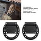 thumbnail image 3 of Caballo Paquete De 2 Anillos Para Atar Caballos, Amarres De Herradura Recubiertos De Acero Sólido Negro Para Caballos, Suministros Estables, 3 of 7