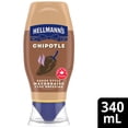 thumbnail image 1 of Hellmann’s Mild Chipotle Mayonnaise Dressing, Made with Real Chipotle Peppers, Squeeze Bottle, 340 ml, 1 of 9