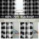 thumbnail image 2 of Cortinas térmicas DriftAway Buffalo Plaid Blackout, 132 x 244 cm, 2 of 9