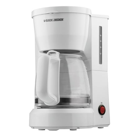 BLACK+DECKER 5-Cup* Switch Coffee Maker, White, (Best Coffee Machine For Small Business)
