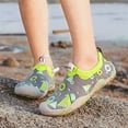 thumbnail image 2 of Gubotare Baby Water Shoes Toddler Kids Swim Water Shoes Quick Dry Non-Slip Water Skin Barefoot Sports Shoes for Boys Girls Toddler Size 3 (Light Gray,Big Kids 3), 2 of 6