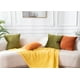 thumbnail image 3 of Fundas de cojín JUSPURBET decorativas de terciopelo, 50 x 50 cm, color oliva, 3 of 6