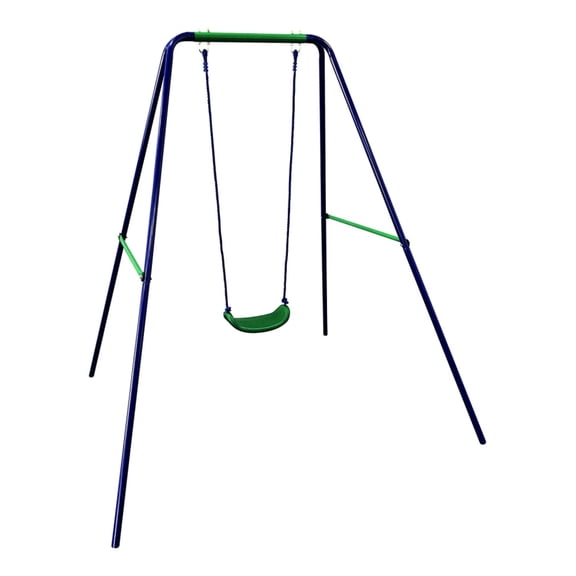 ALEKO BSW01 Outdoor Sturdy Child Swing Seat Blue and Green