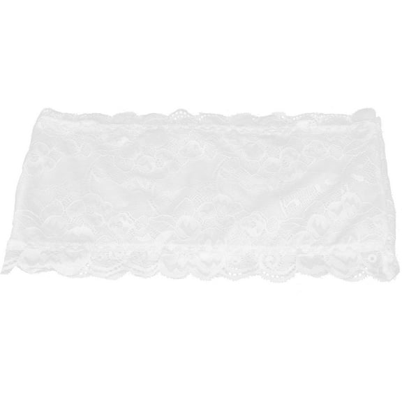 LABSERRON 1Set Ladies Lace Bandeau Bras for Women Tube Shape No-Padded Design