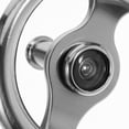 thumbnail image 3 of Raindrops Silver Front Door Knocker Metal Decorative Hardware Durable Stylish Minimalist Design, 3 of 8
