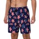 thumbnail image 1 of Balery American Stars Bañador para hombre, shorts de playa de secado rápido con entrepierna y forro de compresión-XX-Large, 1 of 6