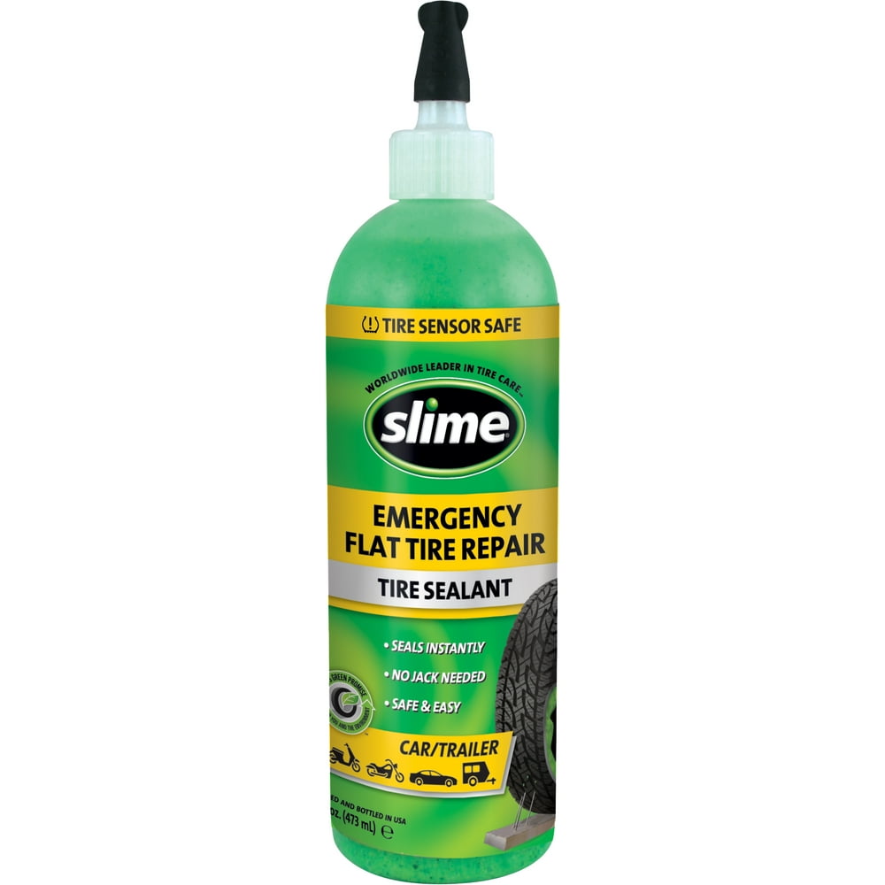 Slime Emergency Tire Sealant 16 oz. (Car/Trailer) 10011 Walmart