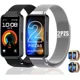 thumbnail image 1 of 2pzs Correa De Acero Inoxidable Moda Para Huawei Band 9 8, 1 of 8