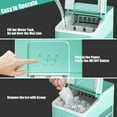 Costway Portable Ice Maker Machine Countertop 26Lbs/24H Selfcleaning w