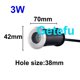 thumbnail image 3 of Foco LED para jardín subterráneo, 3 W, 5 W, 7 W, 10 W, 12 W, resistente al agua, IP67, para exteriores, empotrado en el suelo, iluminación de terraza exterior, 220 V CC, 12 V y 24 V, 3 of 5