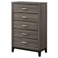 thumbnail image 4 of Watson 5-drawer Bedroom Chest Grey Oak, 4 of 12