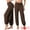 Coffee, variant on DARING DIVA Women's Side Slit Yoga Harem Pants XS Black