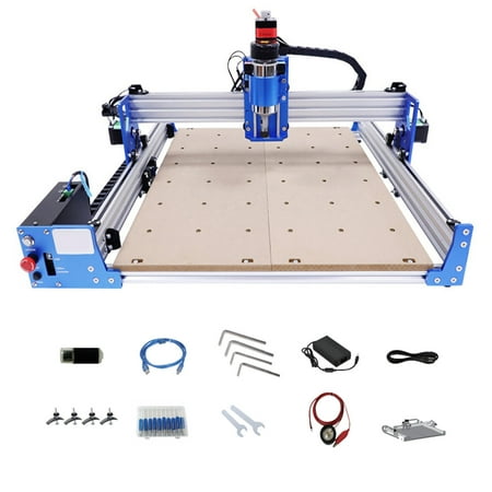 

Router Engraver 3 Axis 4040 CNC Air Cooling Spindle Carving Milling Machine 110V USB 3 Axis 100W CNC 4040 Router Engraver Drilling Milling Machine GRBL/Candle