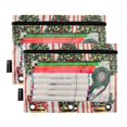 thumbnail image 5 of FORMRS 2 Pack Pencil Pouch for 3 Ring Binder with Clear Window Zipper Case, Stripes Trees, 5 of 6